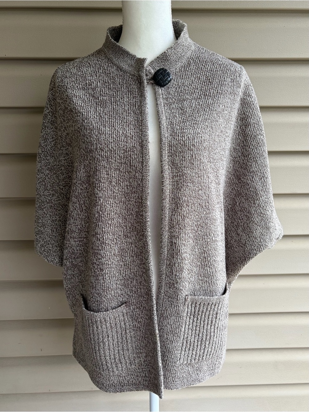 •Tally Ho• Marled Knit Cardigan Sweater with Pockets - Size XL